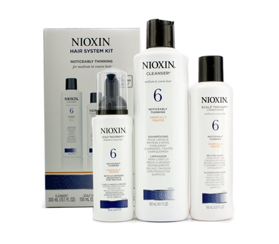 Система 6 набор для защиты от выпадения жестких волос Nioxin